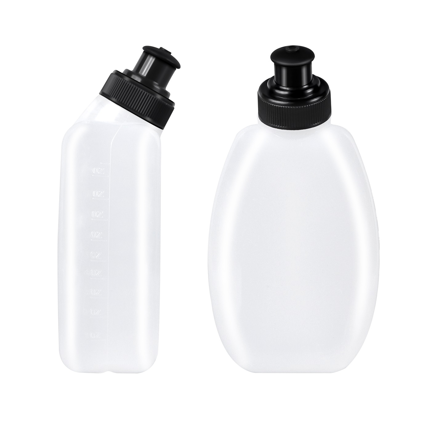 Pair of HECHZSO running bottles for a running belt